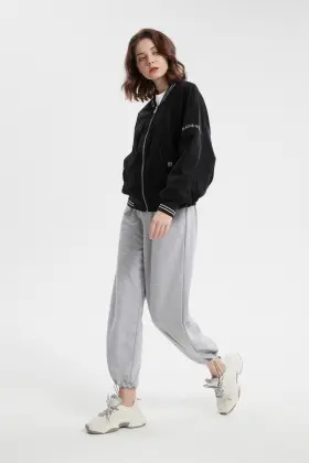 American High Street Embroidery Baseball Uniform Jacket