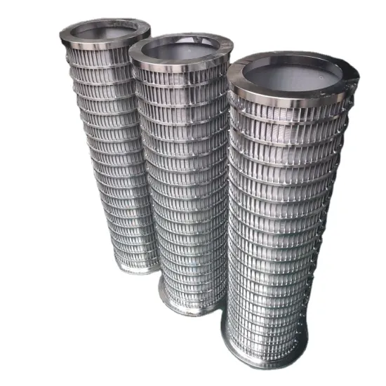BTOSLOT 304 Stainless Steel Solid-Liquid Separator Wedge Wire Screen Filters