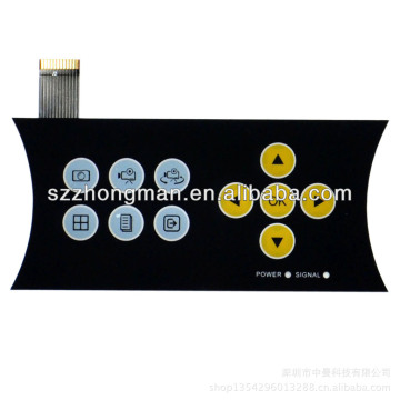 Hot sale membrane switch with leds keypads