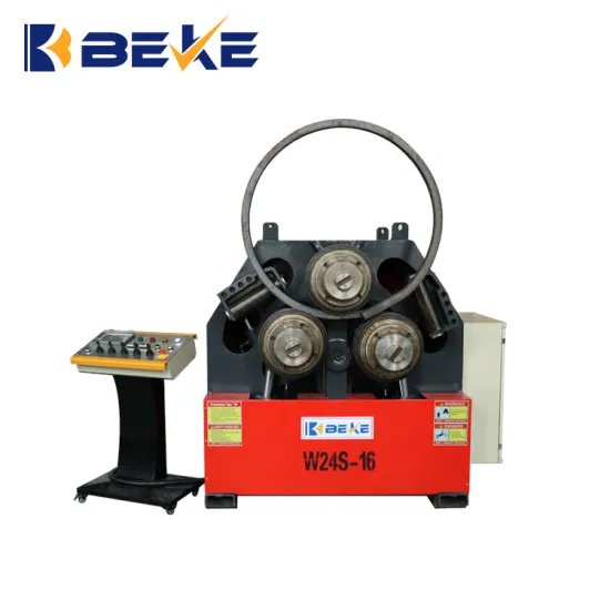 High-Quality Hydraulic Drive Roll Bender for Steel Sections: 3 Rollers, Angles, Beams, and Pipe Bending