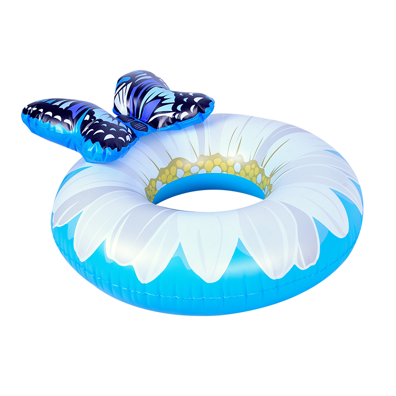 Flower Beach Inflatable Tube Swim Ring Pool Floats