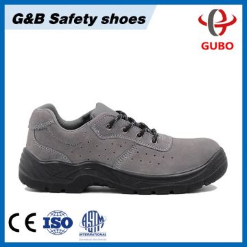 upper leather embossed leather cow grain leather with comfortable foam safety shoes