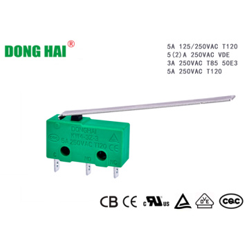 Невялікі мініяцюрны мікравыключальнік