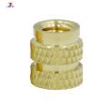 Threaded Knurled Brass Insert Nut For Plastic