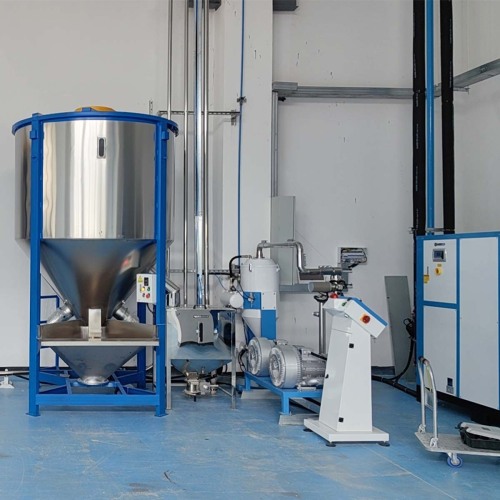 Sistem pemberian pakan terpusat Lembar PET