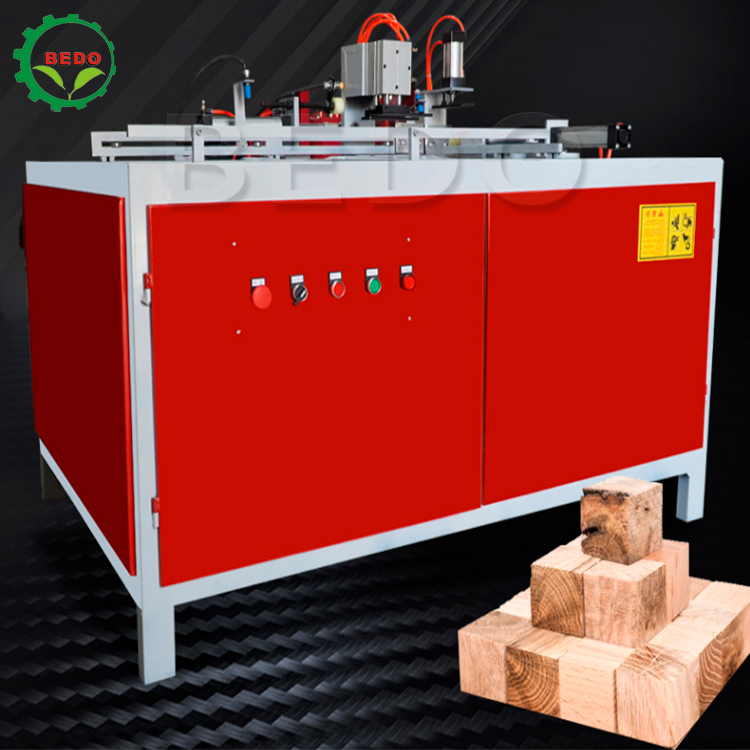 400mm Blade Sawdust Block Making Press Machine - Wood Pallet Leg Cutting