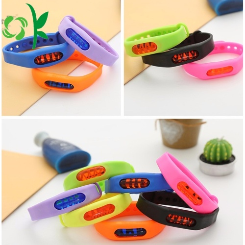 Thân thiện với môi đơn giản Silicone cao cấp Mosquito Bands