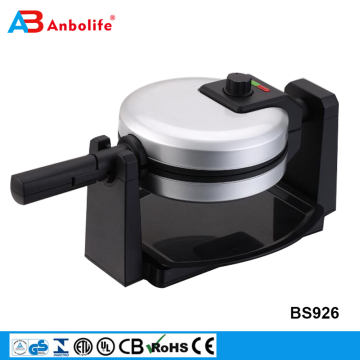 220-240V 1100W 180 rotierende Edelstahloberfläche Antihaftbeschichtung Ei Frühstück Waffeleisen Maschine