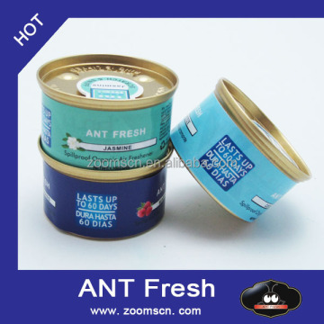Organic Spill-Proof Car Air Freshener in Tin Can: New Product Launch