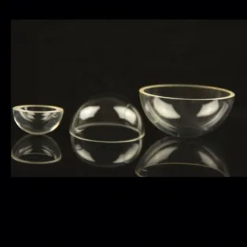 Custom Modern Pressed Clear Borosilicate Glass Hemisphere Dome Lamp Cover for PAR Light