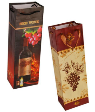 Hot Retairing Red Wine Tote Gift Bag