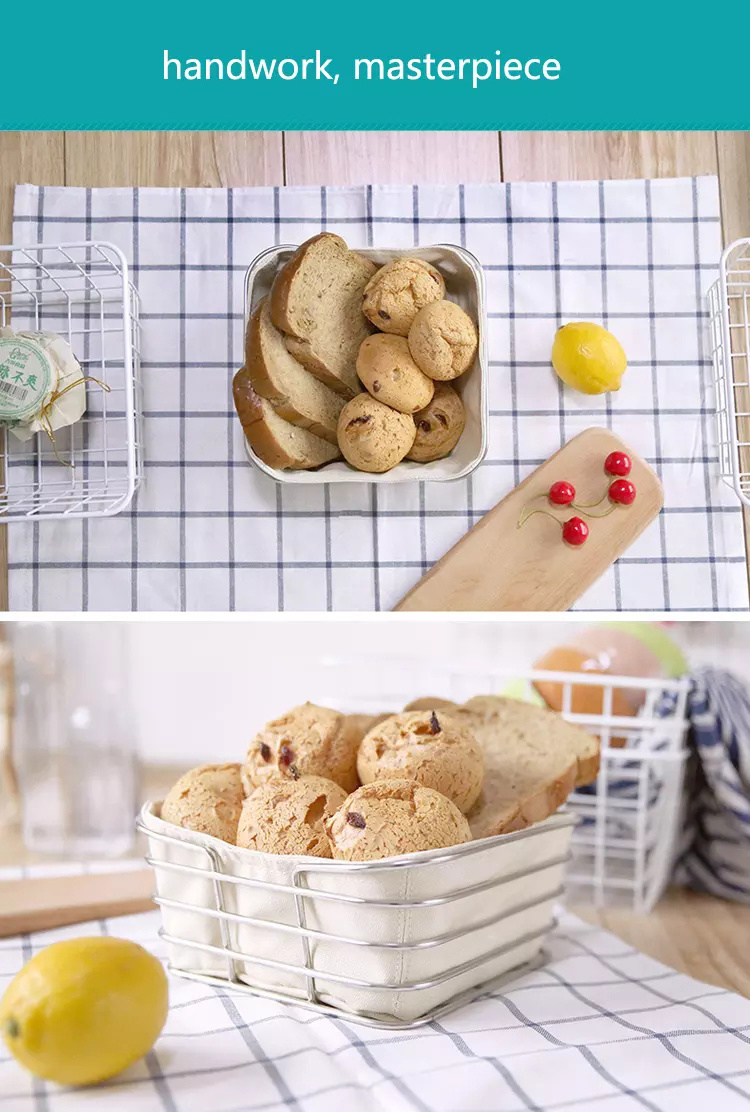 stainless steel bread basket