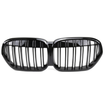 Gloss Black Double Line Kidney Front Grille for BMW F48 F49