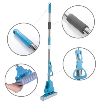 Super Absorbent PVA Sponge Mop Refill for Fast and Efficient Floor Cleaning - Rubbermaid Sponge Clean Roller Mop