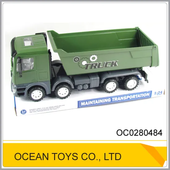 Top quality military friction plastic toy truck OC0280484