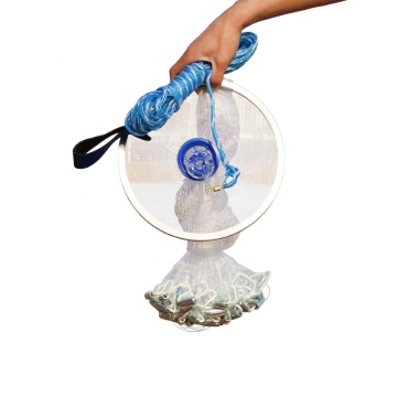 MISTER JIGGING Cast Net Aluminum Frisbee Hand Casting Fishing Net