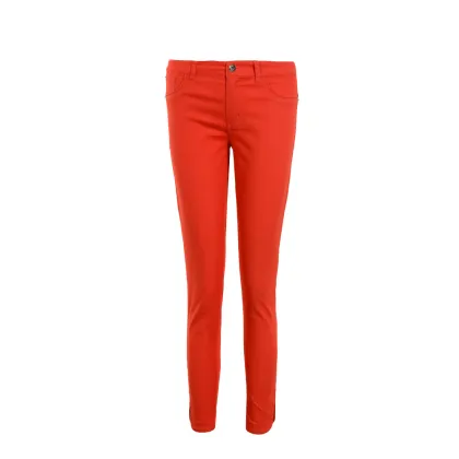 Custom Women's Cropped Woven Stretch Pants