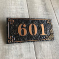 House number European-style door sign, custom-made apartment door number Villa door panels any letter, symbols, house Hotel