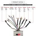 Display LCD5 do kit de conversão com aceleração do polegar