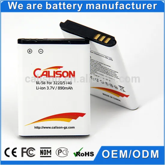 890mAh BL-5B mobile phone battery for Nokia