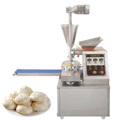 Stainless Steel Automatic Chinese Baozi Momo Making Machine