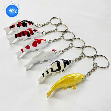 Elegante portachiavi di pesce Koi per regali premurosi