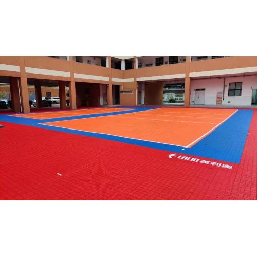 Intelligent PP Portable Sports Basketball Court Materiaal Plastic tegels Tijdelijke basketbalvloeren Buiten