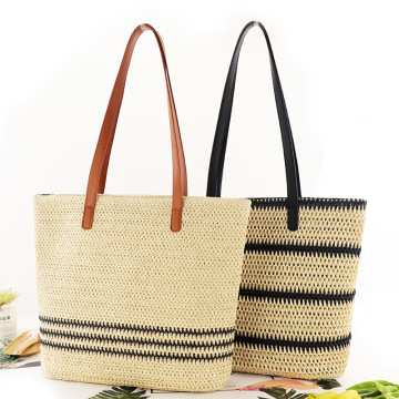 Summer Straw Bag Ladies Beach Tote