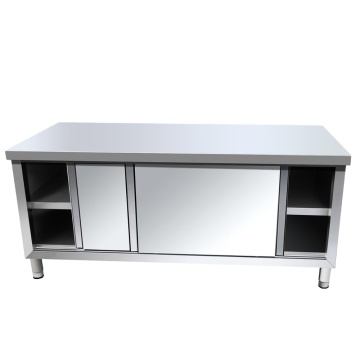 2022 Kitchen Stainless Steel Push-pull Door Workbench