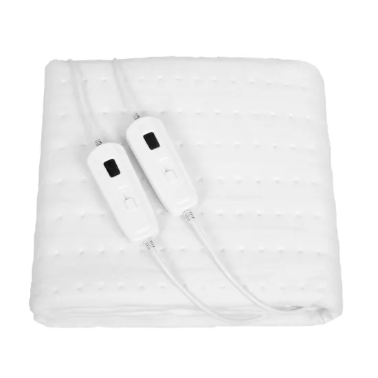 Double Size Quilted Polyester Electric Heated Mattress Pad