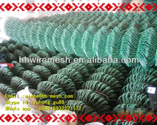 black powder coated chain link fencing reliable factory price