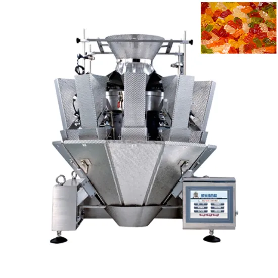 Gummy Worms Candy Automatic Weighing and Packaging Machine