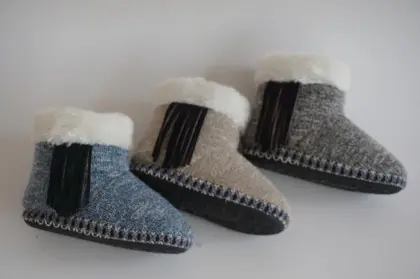 The atmosphere of children's boots