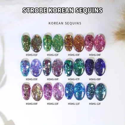 Wholesale Glitter Chunky Powder for Nails - Custom Reflective Glitter Powder