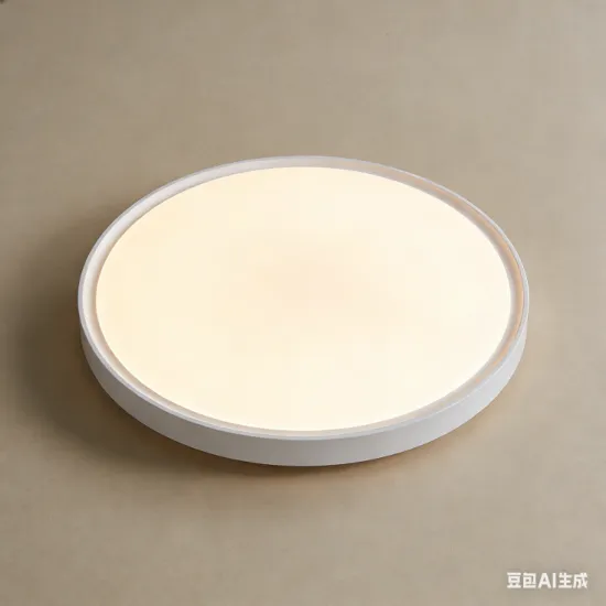 Indoor ceiling lighting with soft effect