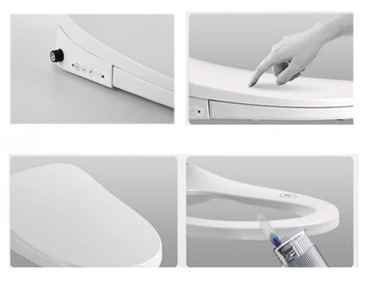 V Shape Trendy Intelligent Smart Toilet Cover Seat