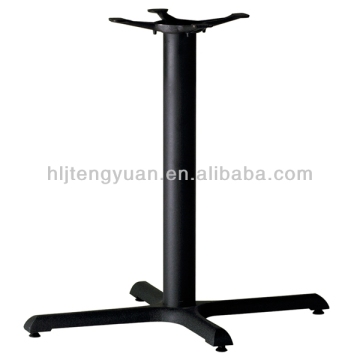 Anti-Scratch Black Cast Iron Restaurant Table Base