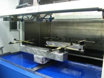 Spray Booth Malerei Linie