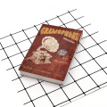 Custom nostalgic memory style hardcover memo pad notebook portable notebook&diary