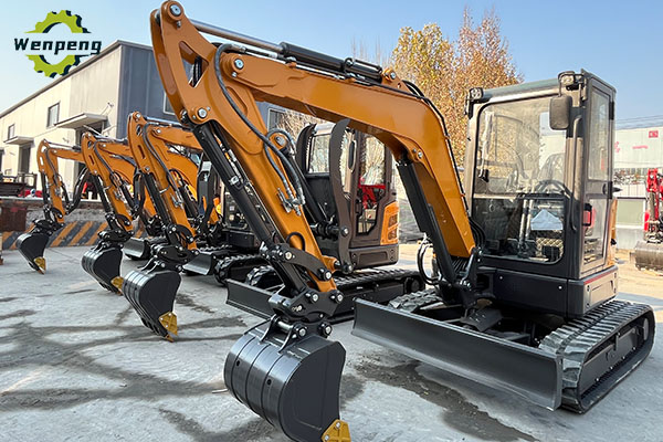 3.5Ton mini excavator delivery