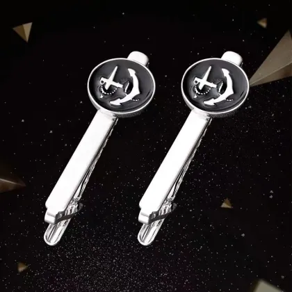 Zinc Alloy Men's Customized Personalized Business Casual Gift Tie Clip