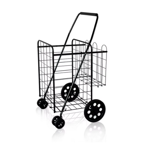 Steel Alloy Folding Supermarket Shopping Cart