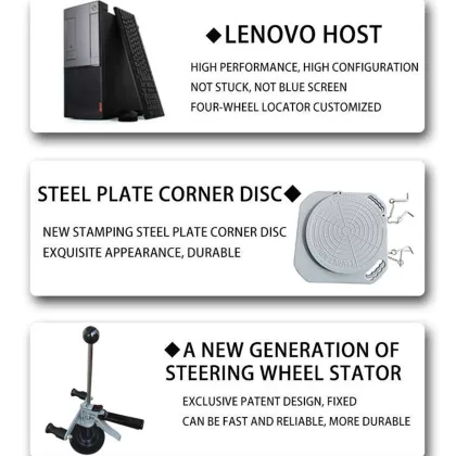 Used Car Balancer for Sale: Launch Hunter 3D Wheel Alignment Machine Price