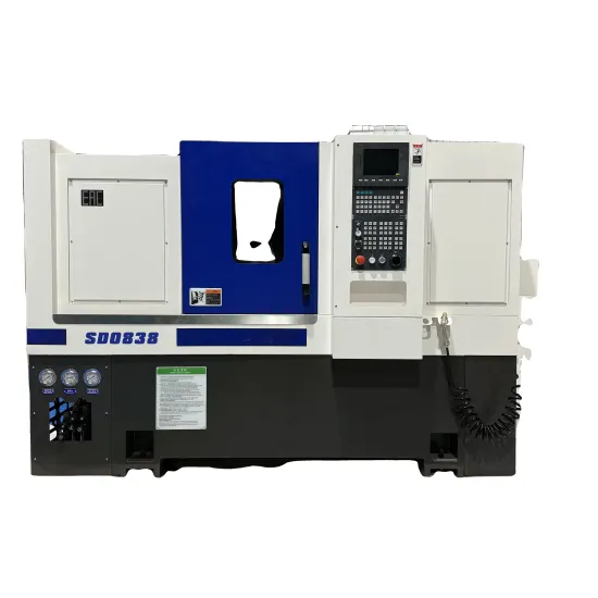 SD0838 Double Spindle Precise Slant Bed CNC Lathe with Power Turret and Live Tooling