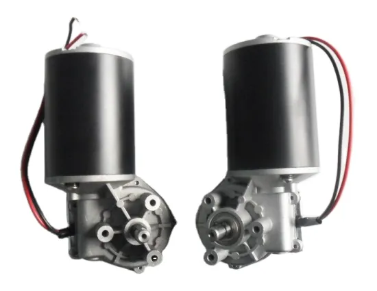 12V 24V 120W-150W 40/50RPM DC Worm Geared Motors for Wheel or Electric Garage/Rolling Gate