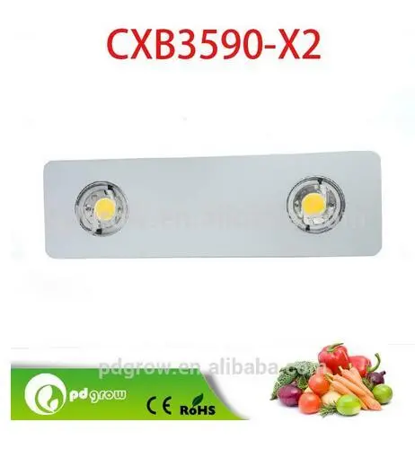cob full spectrum 200w cob cxb3590 led grow light lens 90 degree