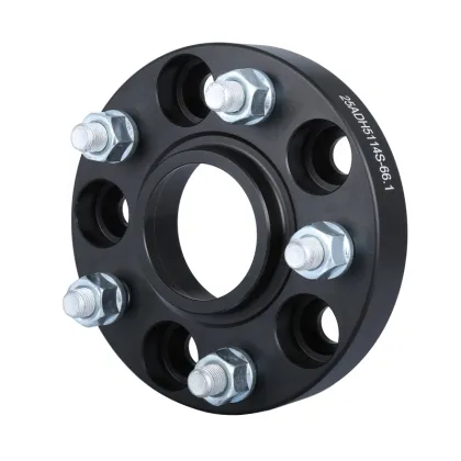 25mm Black Aluminum Wheel Adapters & Spacers for Nissan