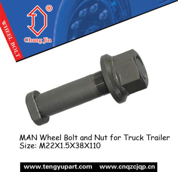 MAN Wheel Bolt and Nut for Truck Trailer 81455010141