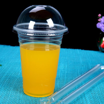 Juice Cup Plastic Sealed Cup/Heat Resistant Cup Plastic/Plastic Milkshake Cup with lid