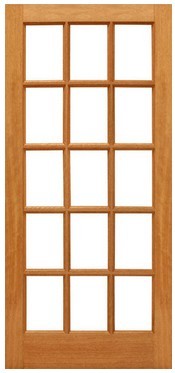 Interior French Wooden Door, Glass Door (ZY-F104)